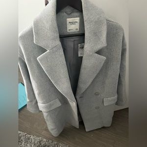 BNWT - Abercrombie and Fitch Short Wool Blend Coat - Size XS